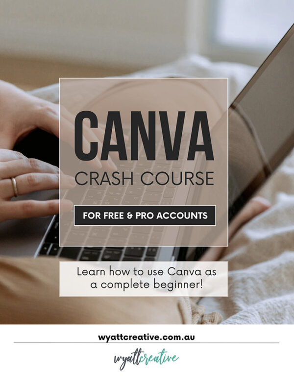 Wyatt Creative Learn: Canva Crash Course – Cover