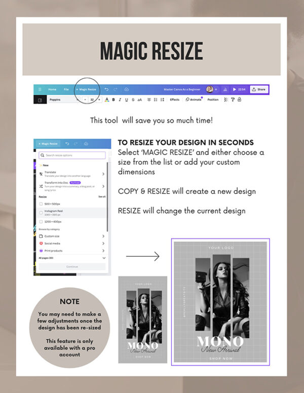 Wyatt Creative Learn: Canva Crash Course – Magic Resize